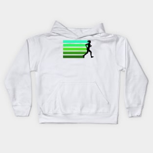 Runner Girl Kids Hoodie